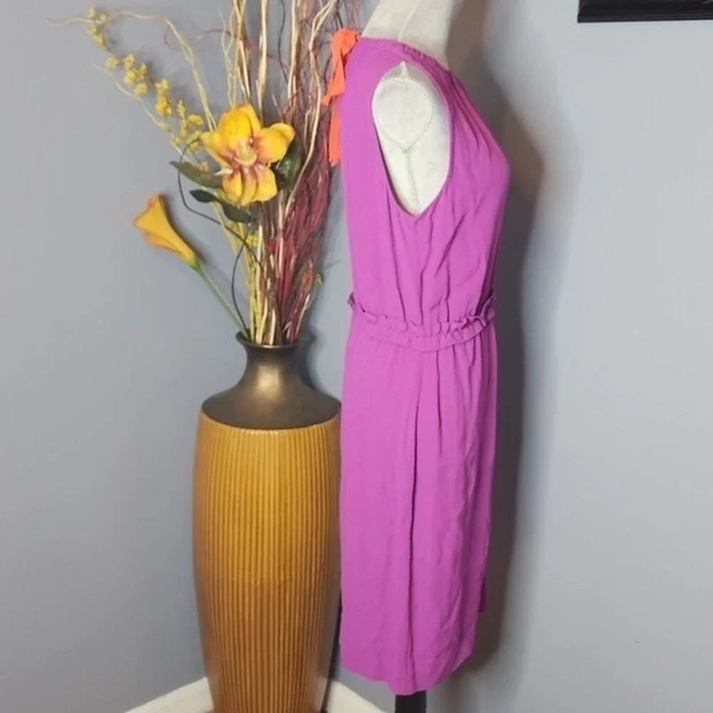 Kate Spade New York Katia Crepe Sheath Dress in Purple Size Small